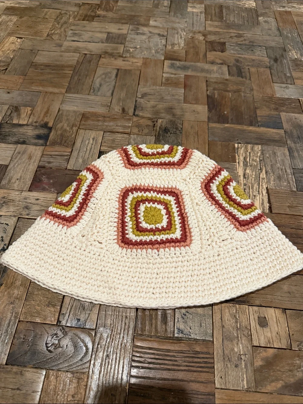 Free People Sofie Crochet Bucket Hat NWT